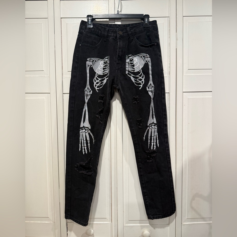 Skeleton jeans size 30 EUC